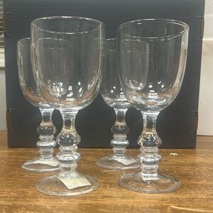Set of 4 Reed & Barton Weston Goblet. kk151